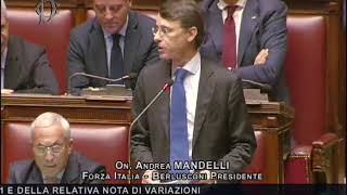 Intervento dell’ On. Andrea Mandelli in dichiarazione di voto per Forza Ital Legge di Bilancio 2019