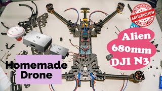 H4 Alien 680mm Quadcopter with N3 Flight Controller. How to make homemade drone ?