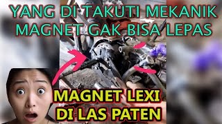 UJIAN TERBERAT MAGNET YAMAHA LEXI SUSAH DI LEPAS SAAT RAKIT MESIN FINISHING LEXI 125 VVA lasb2 EP2