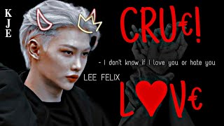 CRU€! L🤍V€ 🔥| Lee Felix ff epi 21 final episode ฅ^•ﻌ•^ฅ