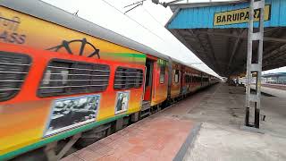 130KMPH HWH WAP7 (30508)!! 15271 Howrah - Muzaffar pur Jansadharan Exp...