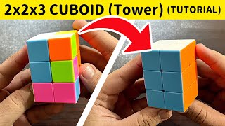 How to Solve a 2x2x3 CUBOID (Tower Cube) COMPLETE TUTORIAL