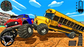 Monster Truck Demolition Derby Game： Beamng drive 2024 -  - Android Gameplay #29