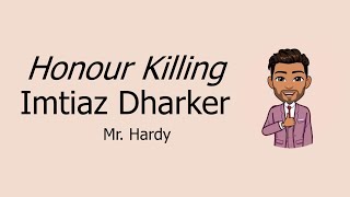 Honour Killing by Imtiaz Dharker Explained