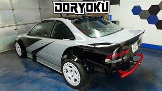 Doryoku EK Civic Rear Crash Bar install and More Painting!