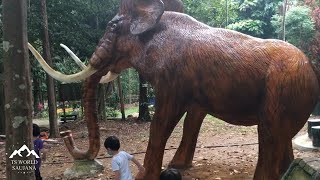 Prehistoric Animal Park at Ayer Keroh Botanical Garden