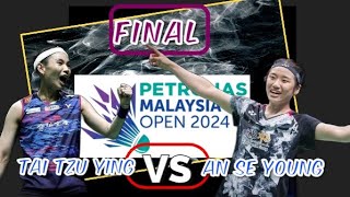 AN Se Young vs TAI Tzu Ying | Finals Malaysia Open 2024