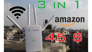 DGITNOW Wireless AC 1200M 3 in 1 WiFi Repeater Review | Dual Band | 45$