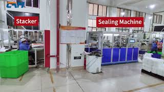 Diaper Stacker and Sealing Machine