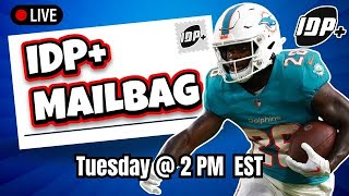 IDP+ Offseason Mailbag Show | Justin Frye Analysis