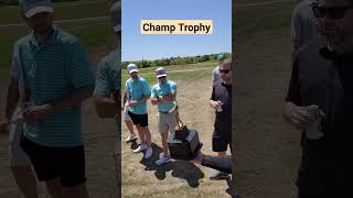 The tourney is done and the trophy will be handed to the newest champ. #Golf #Funny #Friends #Sports