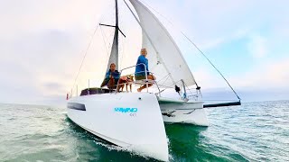 A Full Day in Our Lives Living Aboard and Sailing Our New Catamaran in New England