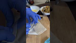 How to wrap a Spring Rolls #cooking #wrapping