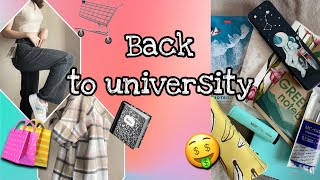 BACK TO UNIVERSITY 2022 / канцелярия и одежда к университету (+примерка)