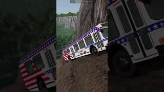 Off-roading a bus Gone Wrong! #automobile #gaming #offroad #beamngdrive #videogames