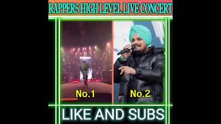 Rappers High Level Live Song || Battle By - Divine, Sidhu Moose || #shorts