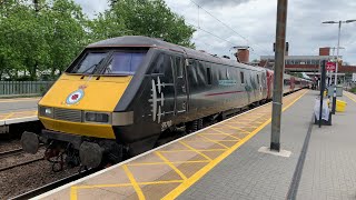 LNER class 91s at Stevenage (Flying Scotsman and Battle of Britain) - 11/07/21