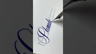 Flex pen #flex #flexibility #satisfying #handwriting #fountainpen #calligraphy #art