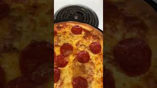 Trying Wisconsin brick cheese on pizza #wisconsinbrickcheese #pizza #pepperoni #food