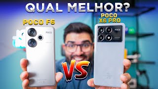 EITA! Poco F6 vs Poco X6 pro! Qual comprar? Qual o Melhor em 2024?