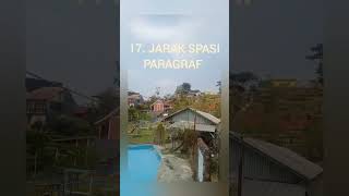 indahnya pemandangan jarak spasi