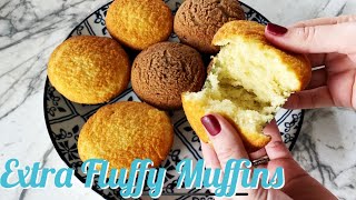 Super Fluffy Fast and Easy Muffins Recipe/ Melt in mouth delicious muffins