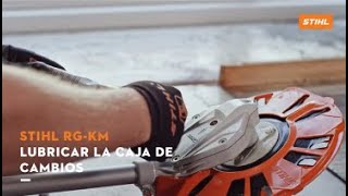 Cómo lubricar la caja de cambios del cortador de maleza STIHL RG-KM