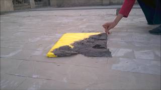 Burning a Thermopore Sheet