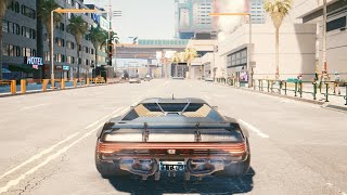 CYBERPUNK 2077 PS4 - Turbo-R V-Tech [Free Roam/Driving Gameplay]