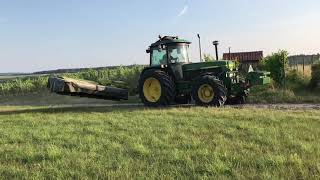 John deere 3650 beim Mähen