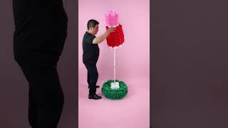 Make a doll out of balloons | Creative Balloon Twist #Short #balloon