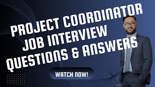 Project Coordinator Interview Questions and Answers | project coordinator job interview question ||