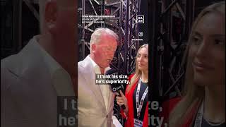 Emily Austin interviews Frank Warren and Bob Arum in Riyadh for Usyk Fury