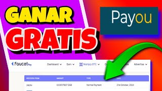 "Payou win" Página para ganar dinero gratis- Página pagando al INSTANTE