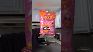 TRYING NICKI MINAJ RAP SNACKS 🔥 #fyp #viral #trending #rapsnacks