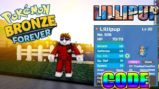 CUSTOM LILIPUP CODE for NEW MEMBER PEAK ON PBB | Pokemon Brick Bronze | PBF