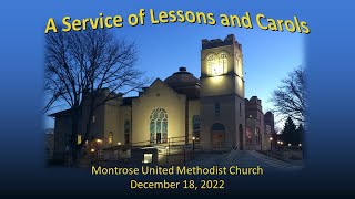 Montrose UMC Lessons and Carols 2022