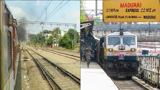 Ride Behind KYN WDP4D Hauled 22101 Mumbai LTT - Madurai SF Express