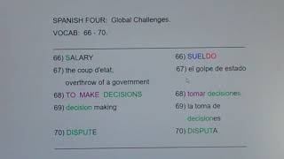 4 GC 66-70:  sueldo, golpe de estado, tomar decisiones, toma de decisiones, disputa...