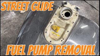 How to remove the fuel pump on Harley Davidson