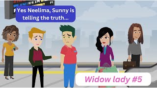 Widow lady #5| Learn English through story | Subtitle | Improve English | Animation story