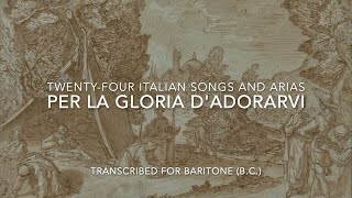 Per la gloria d'adorarvi - Transcription for Baritone (B.C.)