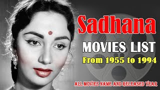 Sadhana Shivdasani Film List: All 33 Hit and Flop Movie List, Debut to Last Movie