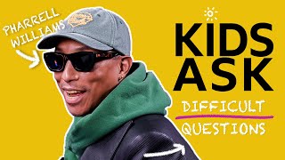 I hear Mickey Mouse when I sing falsetto - Kids Ask with Pharrell Williams