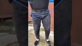 how to make safety belt with rope/how to make safety belt #shorts