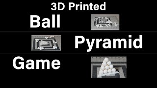 Master the 3D Printed Ball Pyramid Game: Print, Build, and Conquer!