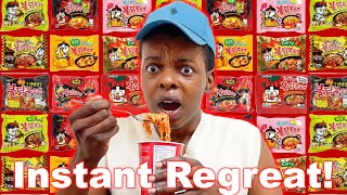 Trying The Bulk 2x Spicy Ramen Noodles Challenge