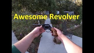 Hi-Standard Double-Nine 22 Revolver Shooting