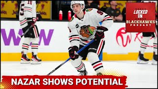 Frank Nazar Looks Slick In Chicago Blackhawks Loss To Vegas, + Wiedeman & Murray Receive Extensions