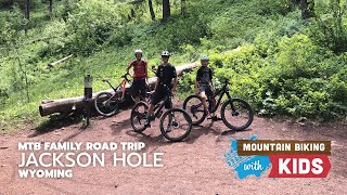 Family Mountain Biking in Jackson, Wyoming